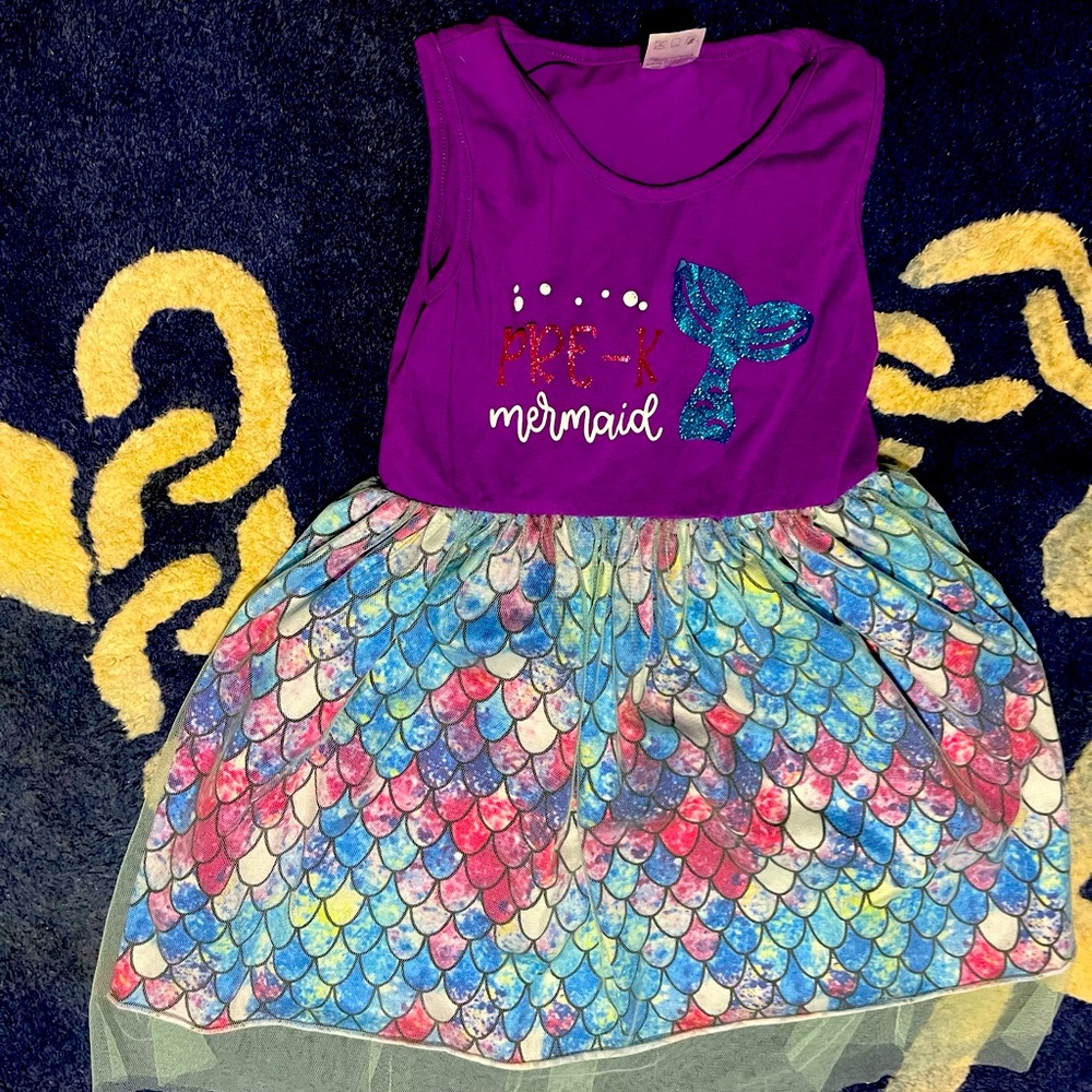 Pre K mermaid dress
